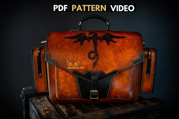 Скачать курс «[Creative AWL] Кожаная сумка-рюкзак «Beast Briefcase»» — слив курса